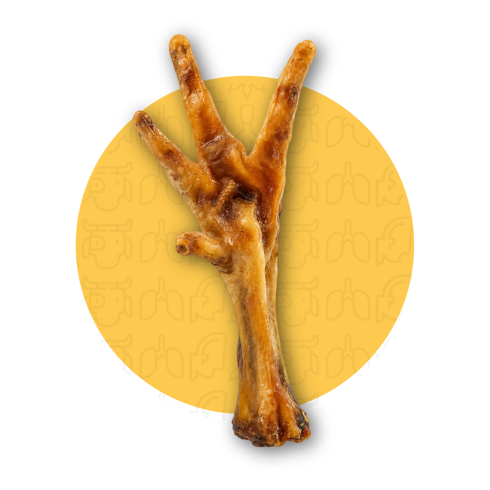 Patitas de pollo deshidratadas