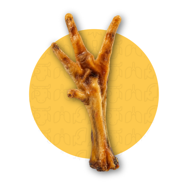 Patitas de pollo deshidratadas