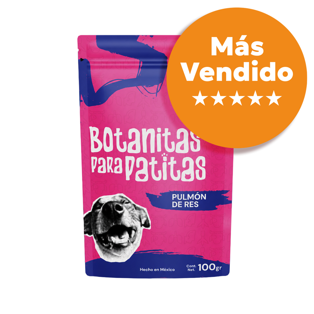 Pulmón de res deshidratado