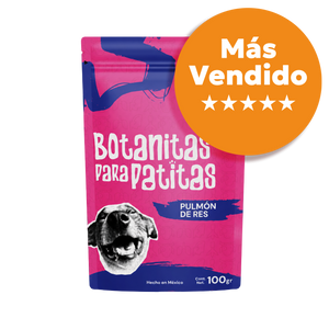 Pulmón de res deshidratado
